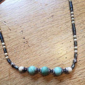 Vintage Turquoise necklace with beautiful clasp